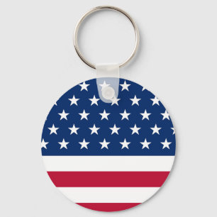 Usa Flag Key Chain