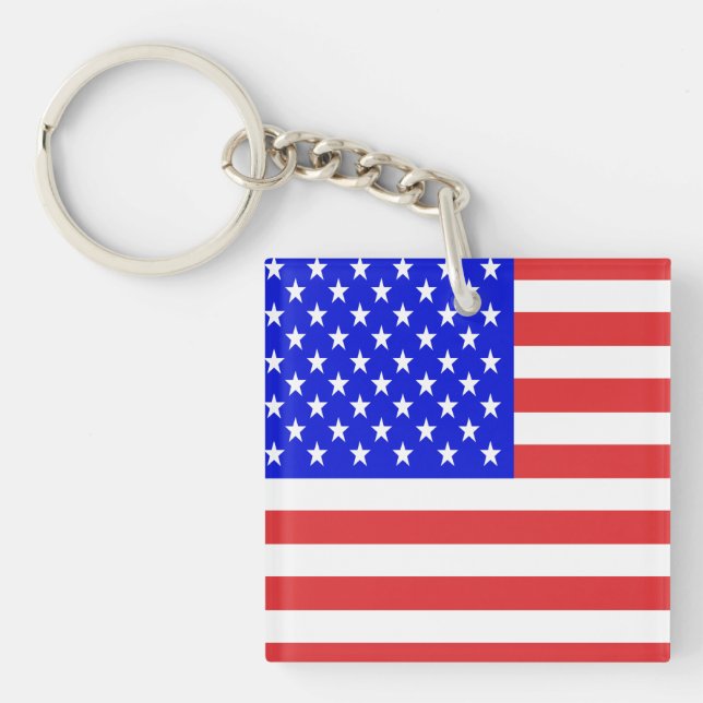 USA Flag Key Ring (Front)