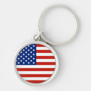 USA flag Key Ring