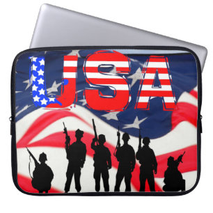 USA Flag Laptop Sleeve