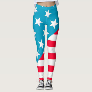 USA Flag Leggings