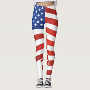 USA flag Leggings