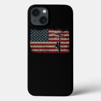 USA Flag Lineman Patriotic Electrician Gift
