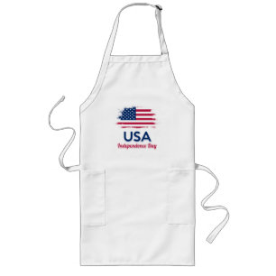 USA Flag Long Apron