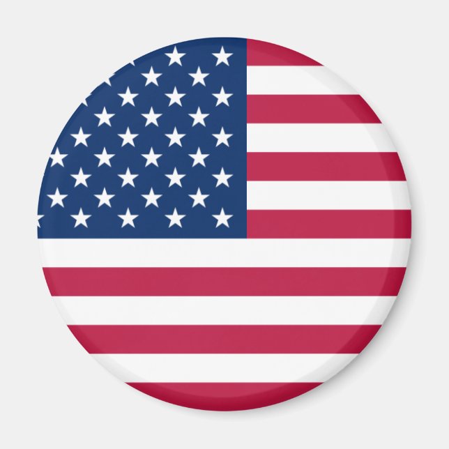 usa flag magnet (Front)