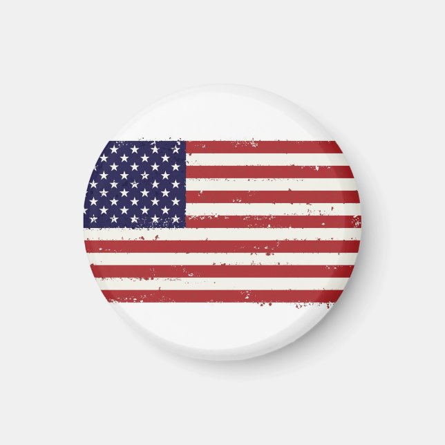 USA flag Magnet (Front)