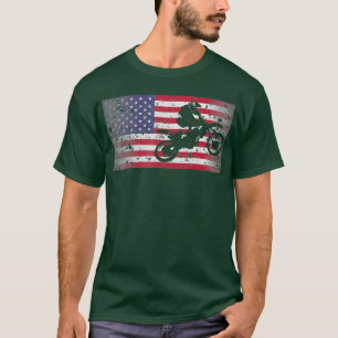 USA Flag Motocross Vintage shirt