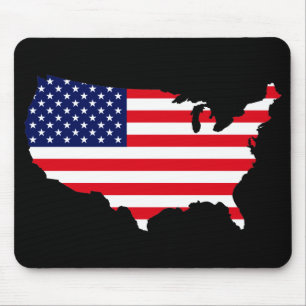 USA Flag Mouse Pad