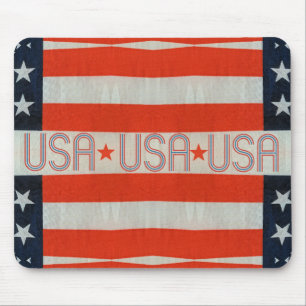 USA Flag Mouse Pad