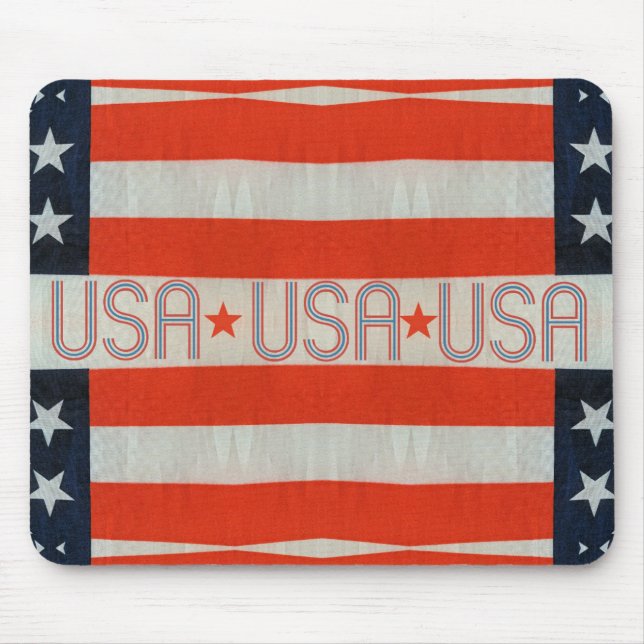 USA Flag Mouse Pad (Front)
