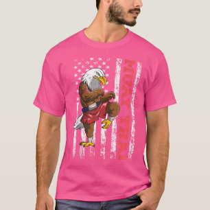 Usa Flag Muay Thai T-Shirt