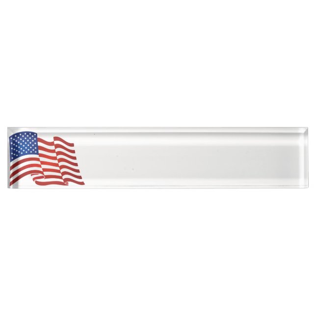 USA flag Nameplate (Front)