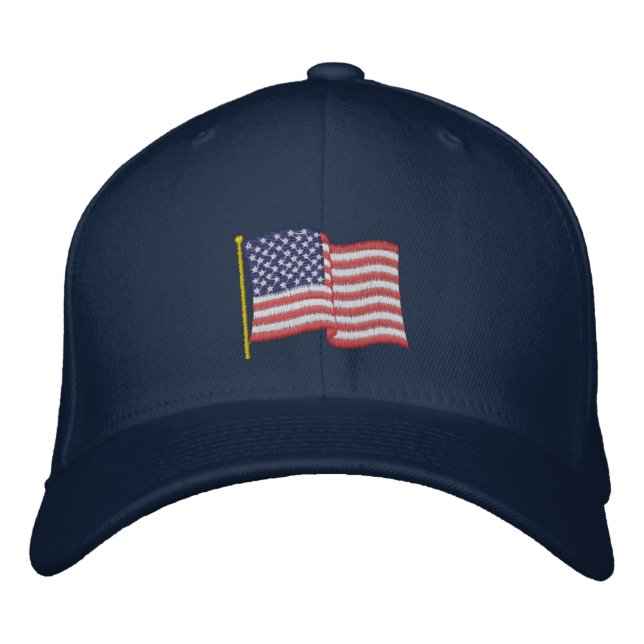 USA Flag NBG Embroidered Hat (Front)