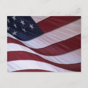 USA flag, North Carolina, USA Postcard