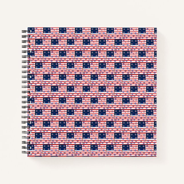USA Flag Notebook (Front)