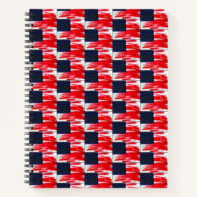 USA Flag Notebook (Front)