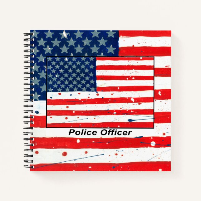 USA Flag Notebook (Front)