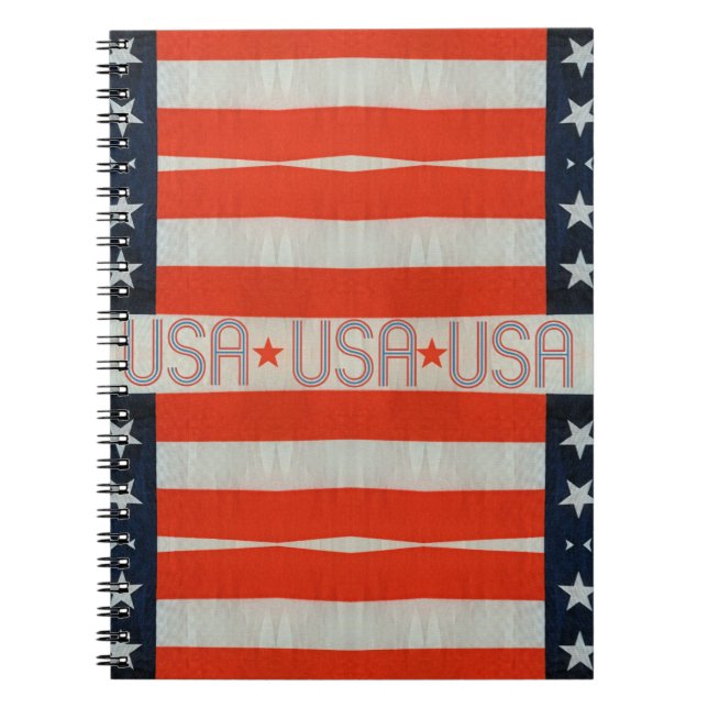 USA Flag Notebook (Front)