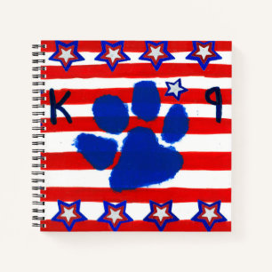 USA Flag Notebook