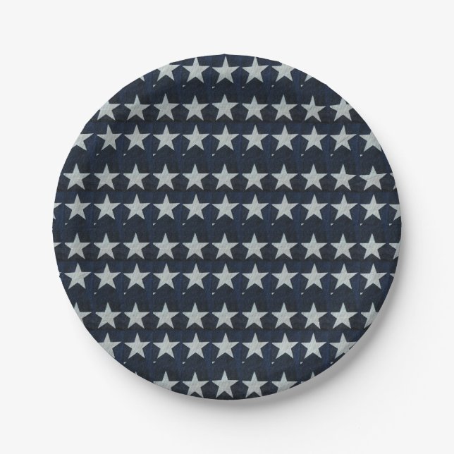 USA Flag Paper Plate (Front)