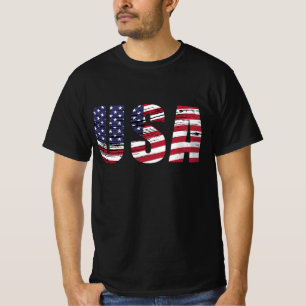 USA FLAG Patriotic 4th of July T-Shirt