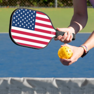 USA Flag Pickleball Paddle