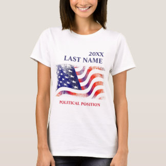USA Flag Political Campaign T-Shirt