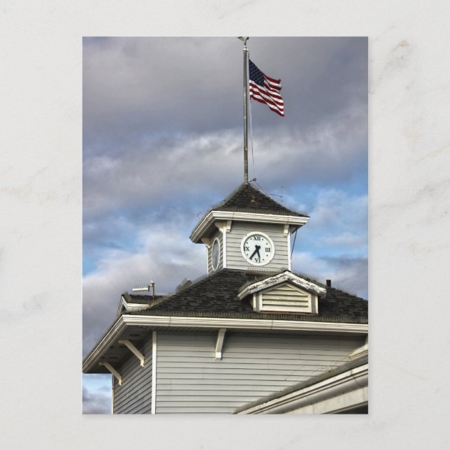 "USA flag" Postcard (Front)