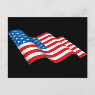 USA Flag Postcard