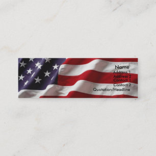 USA Flag Profile Card #1