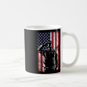 Usa Flag Salute Memorial Day Coffee Mug