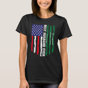 Usa Flag & Saudi Arabia Flag Best Husband Ever T-Shirt