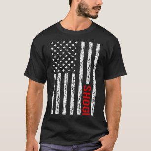 USA Flag Shogi T-Shirt
