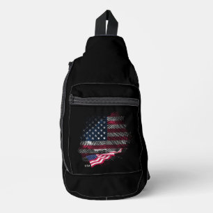 USA flag Sling Bag
