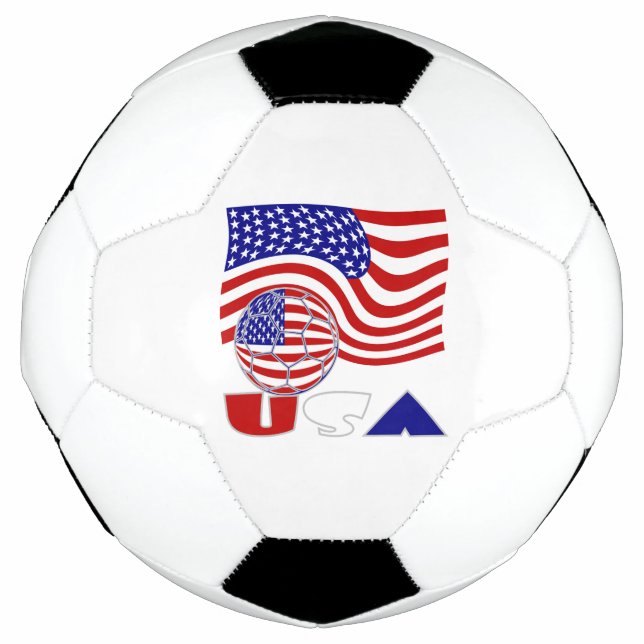 USA Flag Soccer Ball (Front)