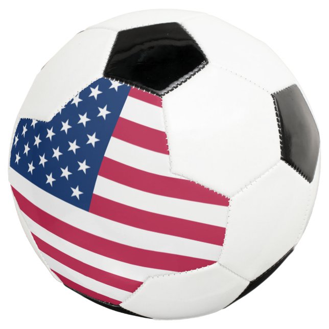 usa flag soccer ball (Three Quarter)
