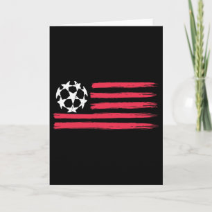 Usa Flag Soccer Byll Cool Futbol Equipment Men Wom Card