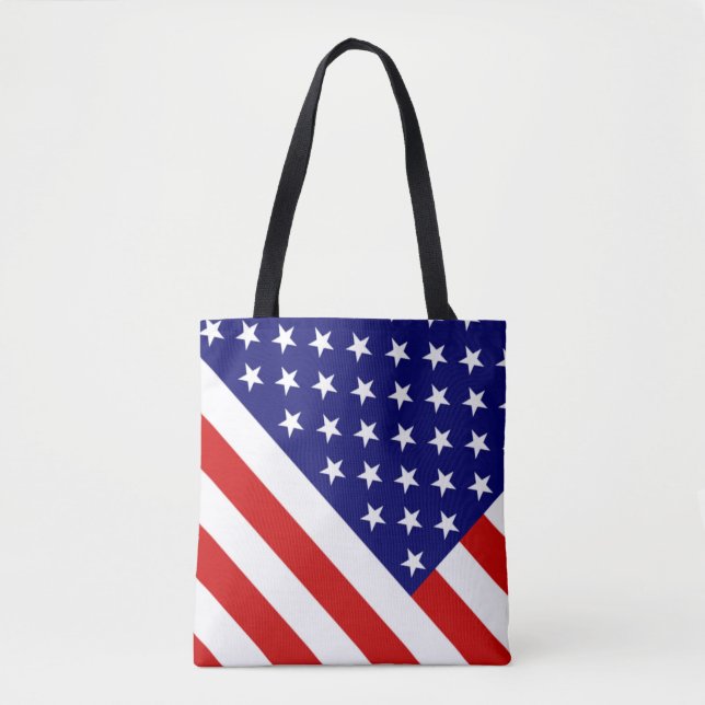 USA Flag stcnt Tote Bag (Front)