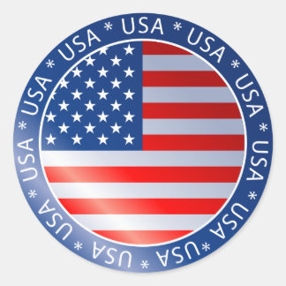 USA Flag Sticker