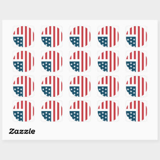 USA Flag Stickers