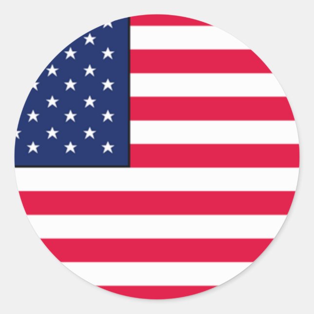 USA flag stickers (Front)