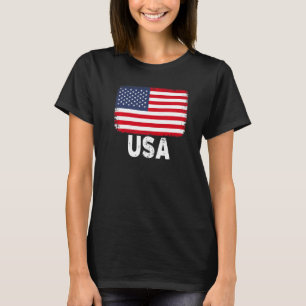 USA Flag Support American People Women Men T-Shirt