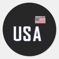 Usa Flag Swimming Pocket Swimmer Equipt