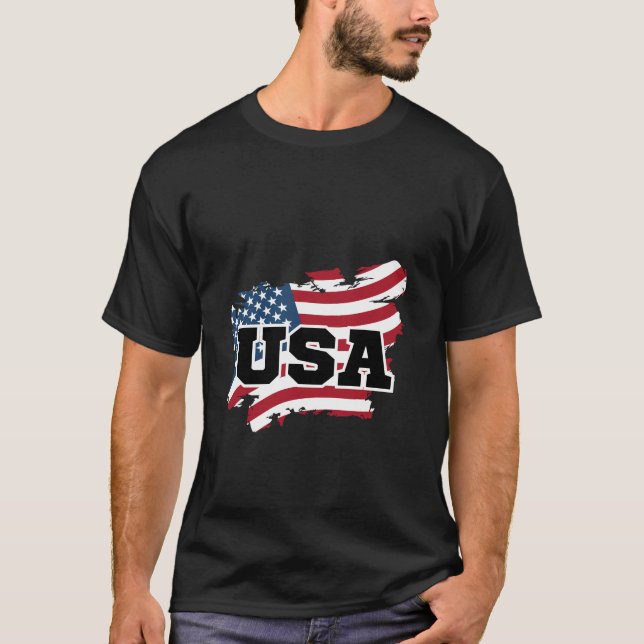 USA flag T-Shirt (Front)