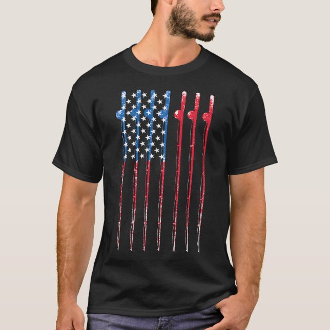 USA Flag Tarpon T-Shirt (Front)