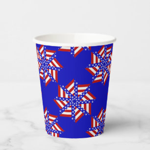 USA Flag-Teabag Folding s14b-PAPER PARTY CUPS