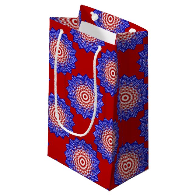 USA Flag-Teabag Folding S4-GIFT BAG s (Front Angled)