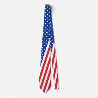 USA Flag Tie For Men, Flag Necktie For Men