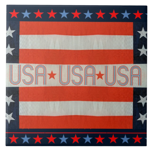USA Flag Tile (Front)