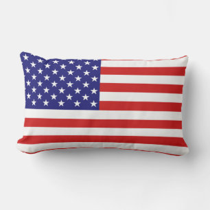 USA Flag tpcn Lumbar Cushion